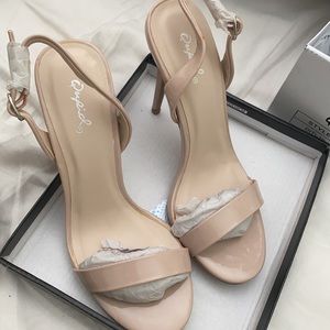 Nude Pat Pu. Heels. Pumps